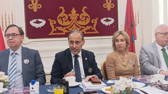 Eugenio Ribón, durante el balance de sus primeros 100 días como decano del ICAM