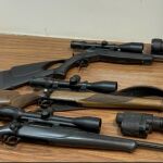 Armas intervenidas por los agentes del SEPRONA de Huesca