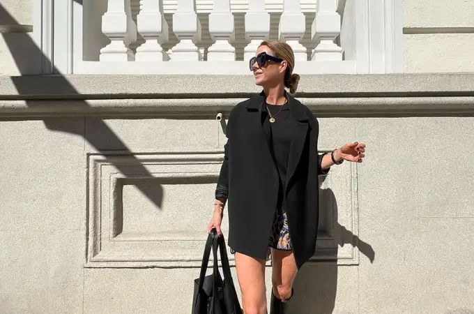 Amelia Bono se atreve con la elegante y cómoda blazer que dará un toque fresco a todos tus looks de primavera y hemos encontrado una muy parecida en H&M