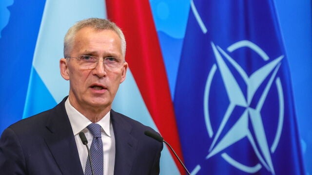 Luxembourg's Prime Minister Bettel meets Nato Secretary General Stoltenberg