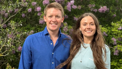 Hugh Grosvenor, el séptimo duque de Westminster, de 32 años, que se comprometió con Olivia Henson, en Cheshire.