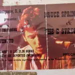La entrada original de la primera vez que Springsteen tocó en España