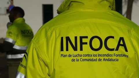 Incendios.- Extinguido el incendio forestal en el paraje Alto La Huerta de Palos (Huelva)