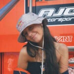 Victoria Federica disfrutando del GP de España de MotoGP en Jérez.