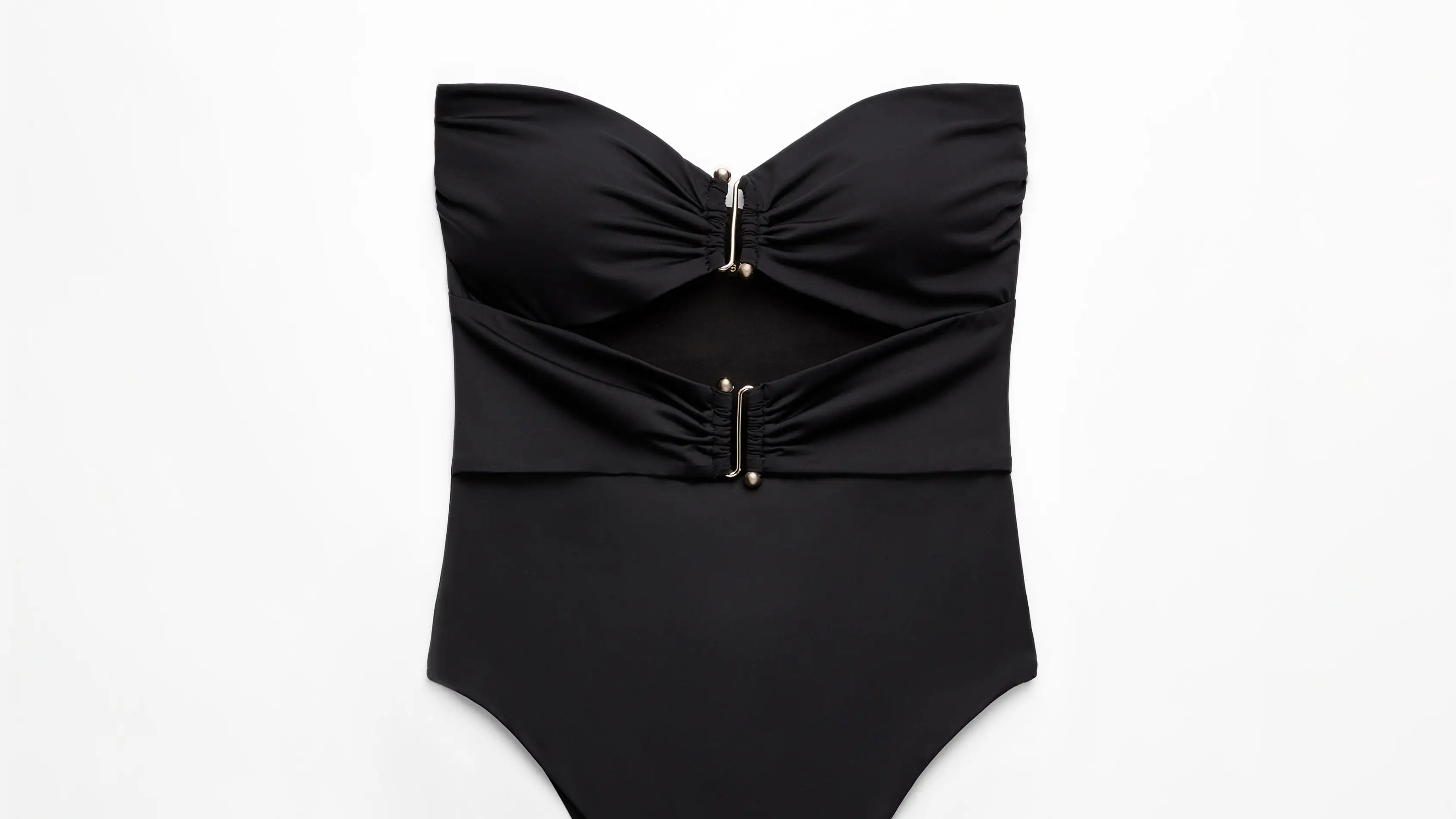 Bañador negro bandeau