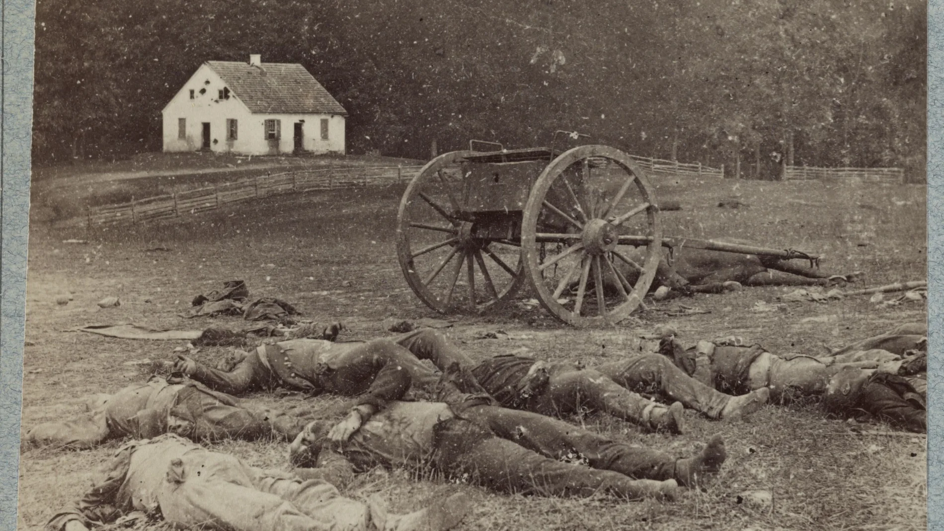 Imagen de la guerra de secesión tomada por Alexandr Gardner