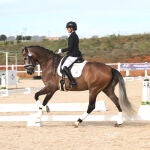 Soñadora durante la competición