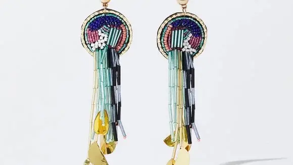 Pendientes multicolor