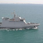 El buque Relámpago de la Armada Española