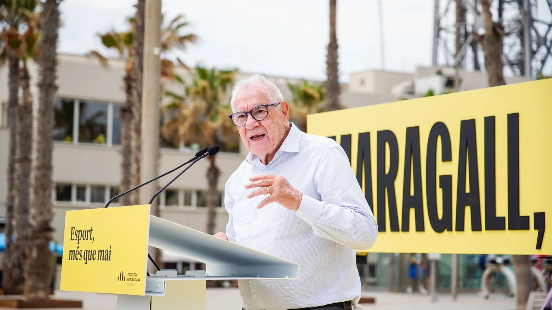 El candidato de ERC a la Alcaldía de Barcelona, Ernest Maragall
@ERC
07/05/2023