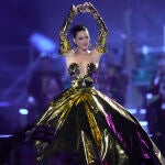 Katy Perry en el concierto de la coronación de Carlos III.