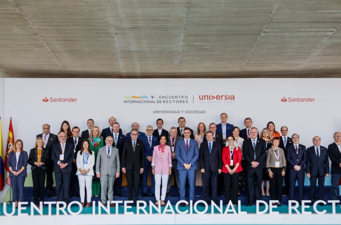 Sánchez inaugura el V Encuentro Internacional de rectores Universia en Valencia 