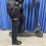 Uno de los cinco patinetes robados en tres días en Nervión