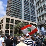 Protest against monetary policies in Beirut