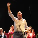 Óscar Puente durante el acto celebrado en Valladolid