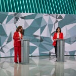 Tres de las candidatas a las autonómicas de Madrid en un debate de la anterior campaña