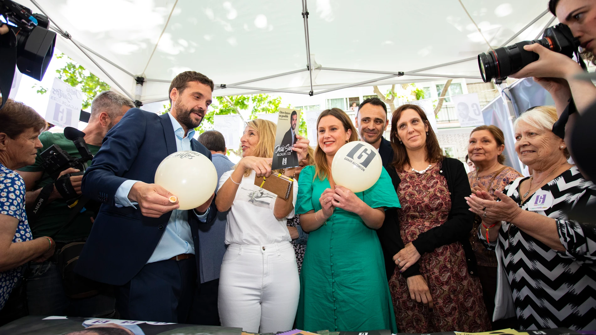 Yolanda Díaz en Alcorcón. © Jesús G. Feria.