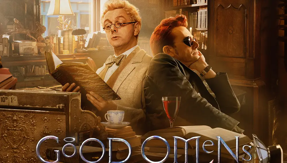 Cartel promocional de la segunda temporada de Good Omens