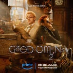 Cartel promocional de la segunda temporada de Good Omens