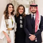 Rania de Jordania y el príncipe Hussein 