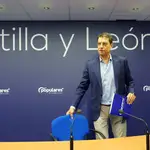  El coordinador y responsable de la campaña electoral del Partido Popular de Castilla y León, Ángel Ibáñez, presenta la campaña de las elecciones municipales del 28 de mayo