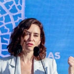 La presidenta madrileña, Isabel Díaz Ayuso 