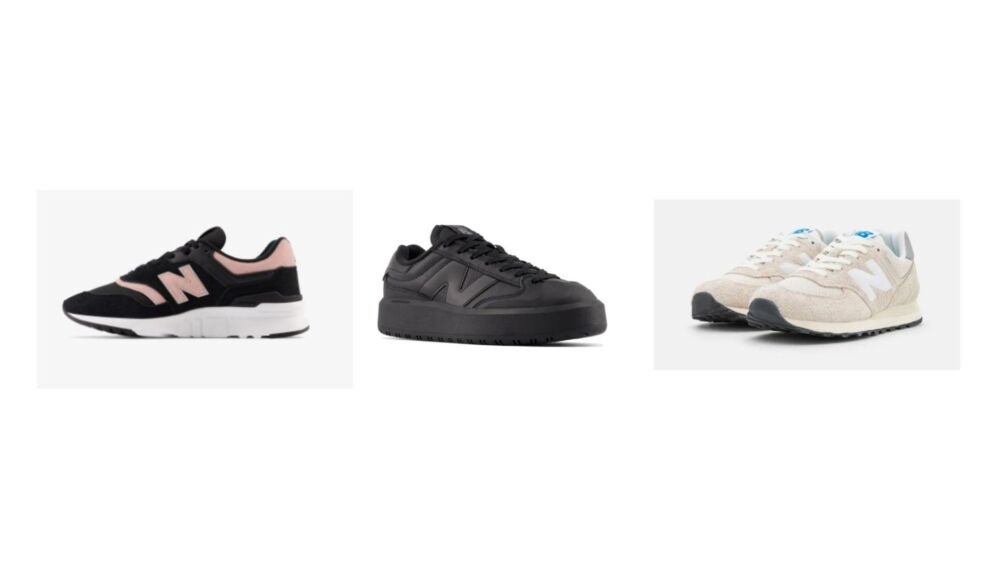 New balance blancas outlet zalando