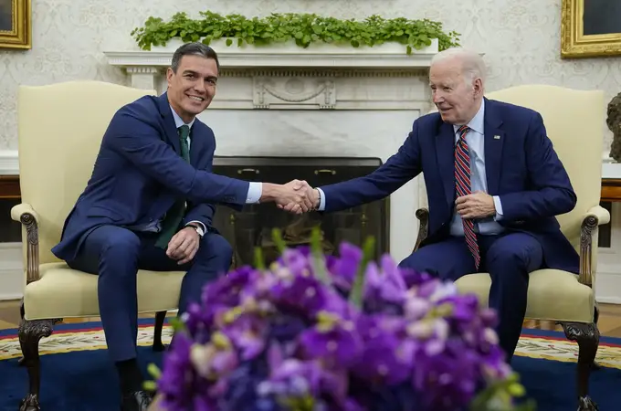 Sánchez se da un baño electoral en su reunión con Biden en la Casa Blanca