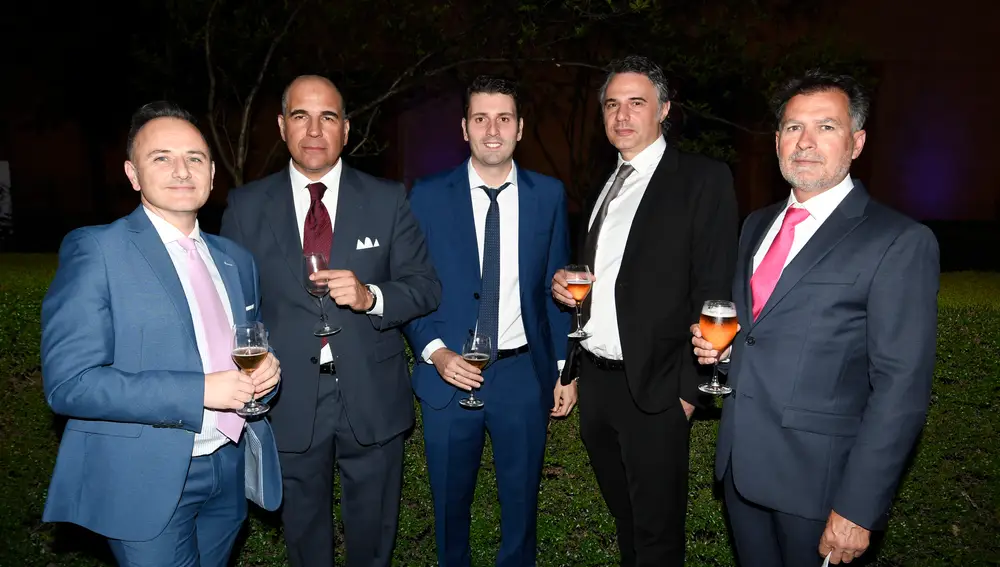 Rubén Margallo, Rafael García, Antonio Sánchez, Ignacio Ugalde y Jorge Martínez