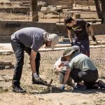 Excavaciones en el yacimiento arqueológico de Itálica