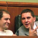 Urruticoechea y Otegui, juntos en el Parlamento vasco