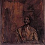 Jean Genet por Giacometti