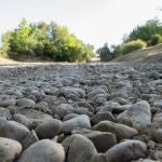 Cauce del río Quema totalmente seco