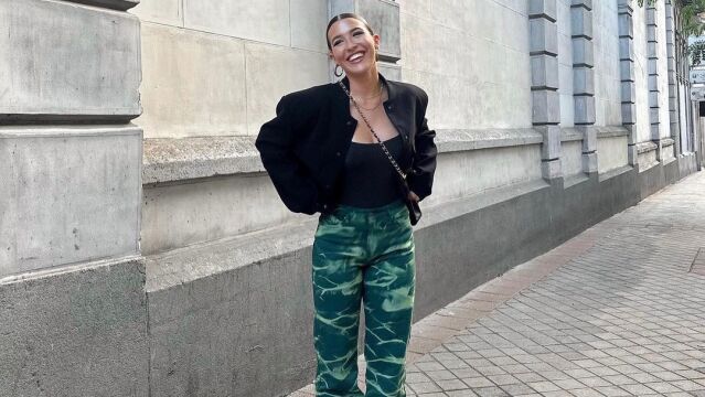 Alba Díaz con pantalón de Jaded London