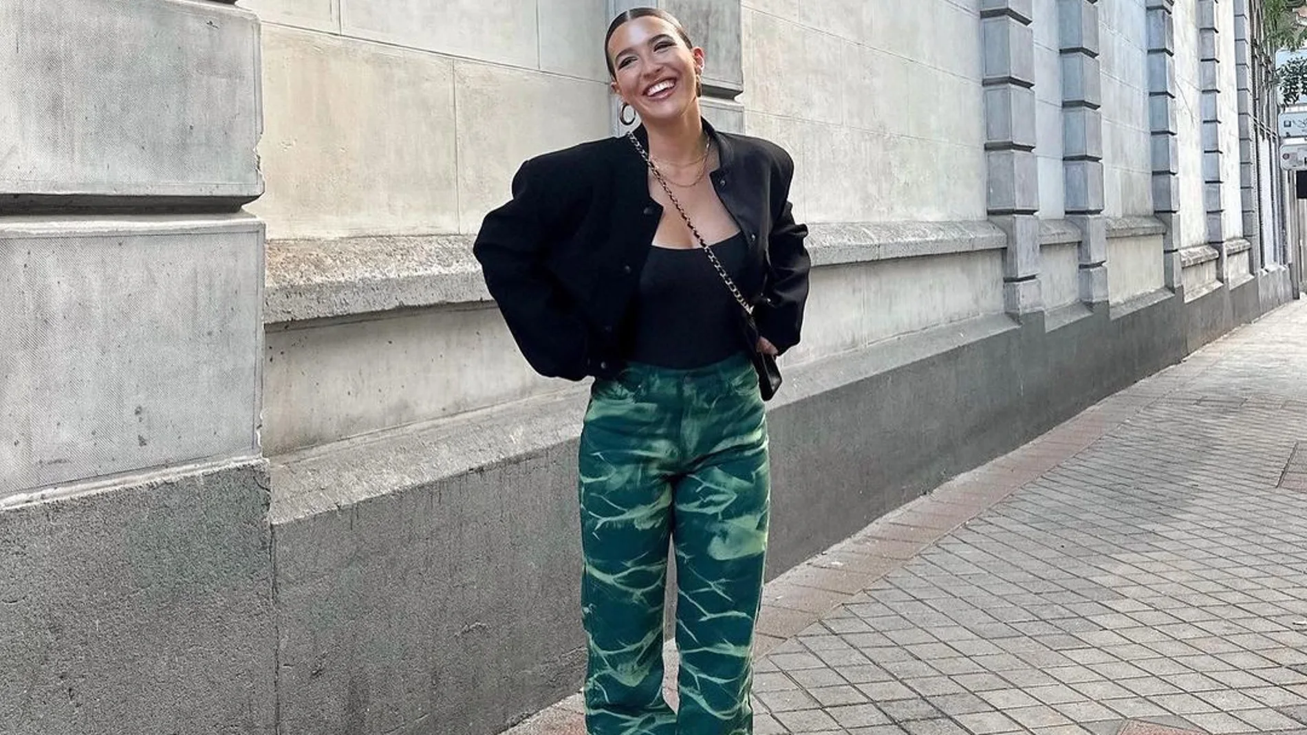Alba Díaz con pantalón de Jaded London