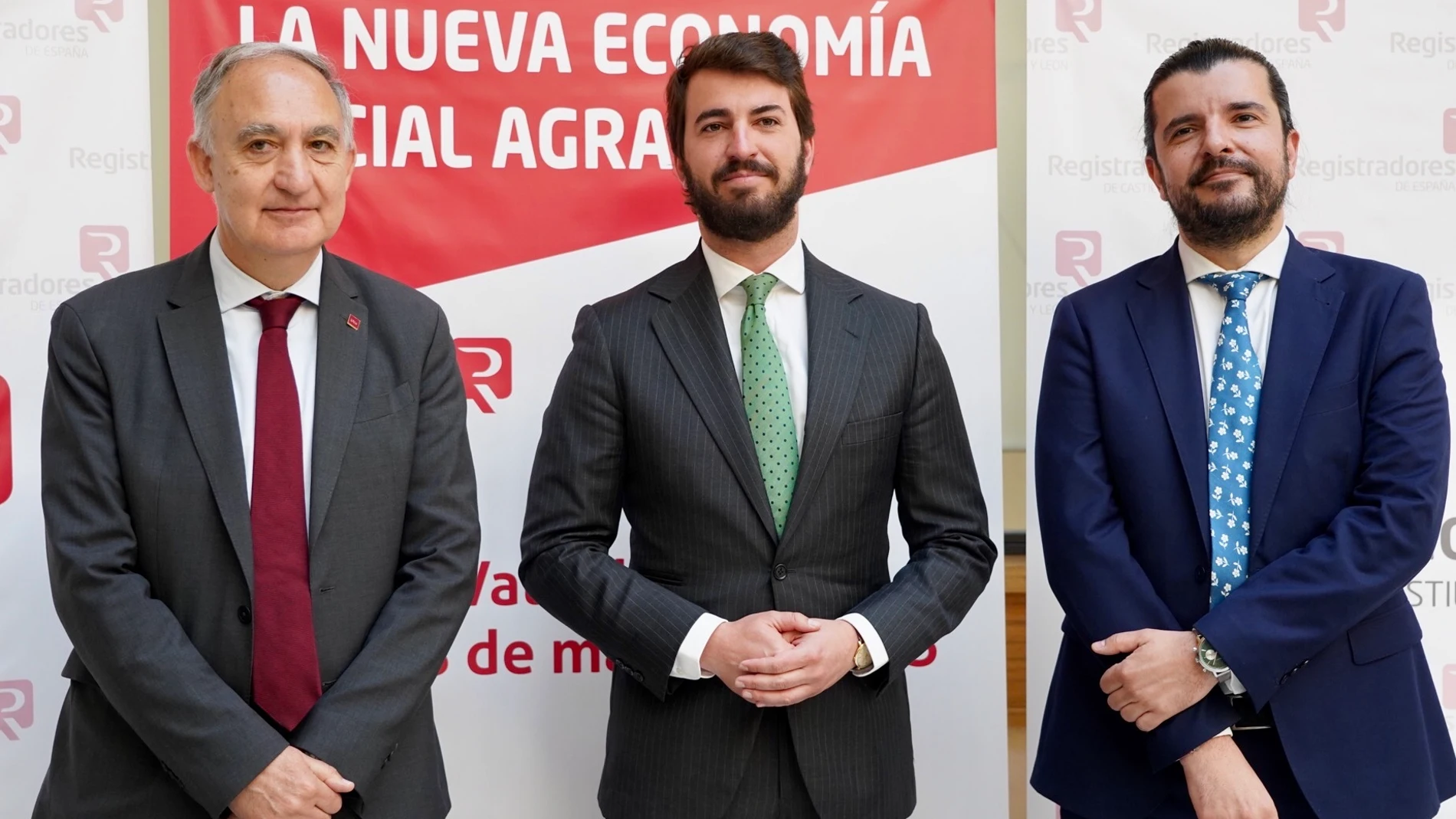 El vicepresidente de la Junta de Castilla y León, Juan García-Gallardo, participa en las Jornadas sobre ‘La nueva economía social agraria’, organizadas por la Universidad de Valladolid y los Registradores de Castilla y León