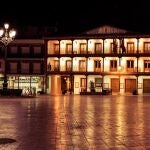 Una imagen la plaza mayor de las localidad de Ciempozuelos