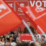 Presidente del Gobierno, Pedro Sánchez, participa en acto electoral en Palma de Mallorca