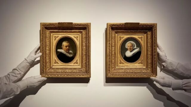 Imagen de los dos retratos de Rembrandt hallados tras casi 200 años que salen a subasta en Christie’s
