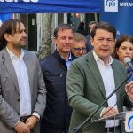 Fernández Mañueco en el acto electoral celebrado en Miranda de Ebro