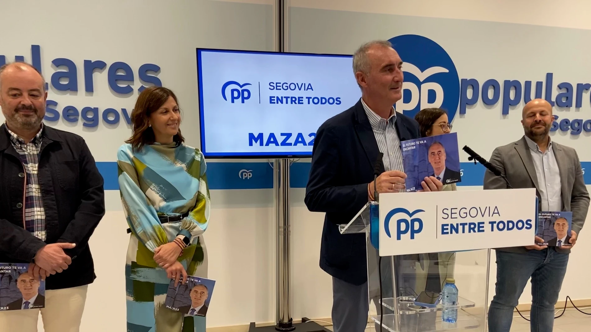 El candidato del PP José Mazarías presenta sus últimas propuestas