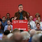 Presidente del Gobierno, Pedro Sánchez, participa en acto electoral en Palma de Mallorca