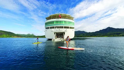 La Polinesia es uno de los destinos exóticos de las grandes navieras de cruceros.