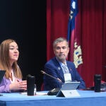 La delegada del Gobierno Virginia Barcones, el rector Manuel Mateos y el delegado territorial Roberto Saiz inaugura las jornadas