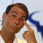 Spanish tennis player Rafael Nadal press conference in Manacor