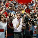 El secretario general del PSOE y presidente del Gobierno, Pedro Sánchez, participa en su tercer acto de partido este mes en la Comunitat Valenciana
