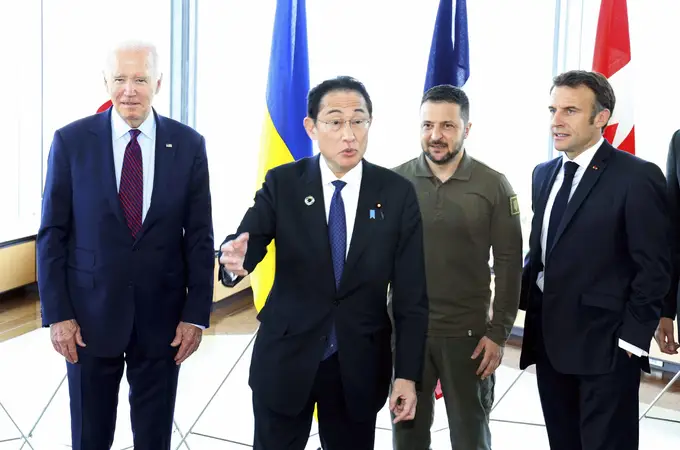 Concluye el G-7: Biden dice que Zelenski le ha garantizado que no usará los F-16 en territorio ruso