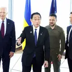 G7 Hiroshima Summit meeting with Ukraine&#39;s President Volodymyr Zelensky