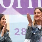 Ione Belarra participa en un mitin de Podemos en Madrid