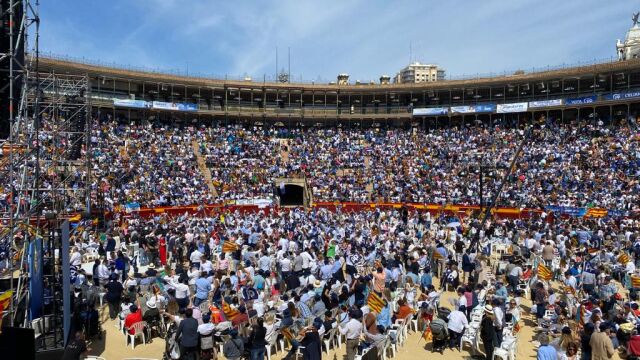 Imagen de la plaza de toros de Valencia hoy